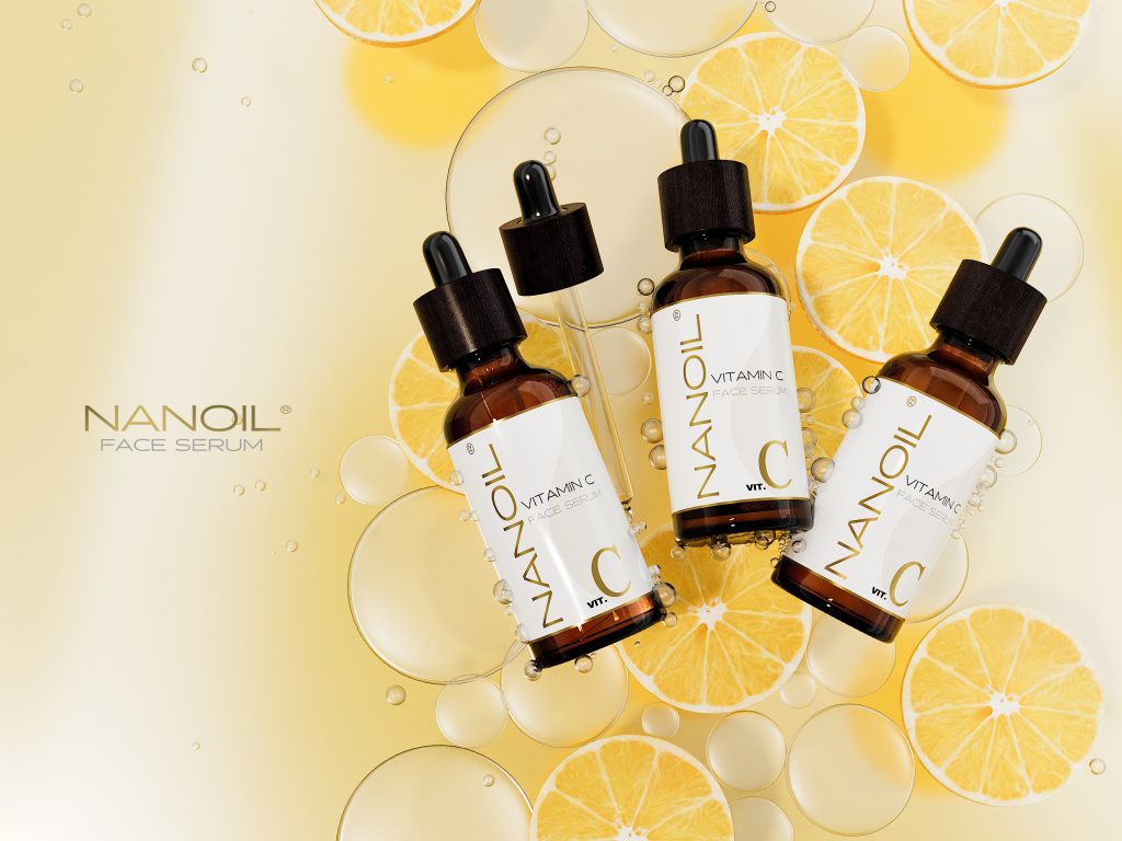 Nanoil recommended moisturizing face serum with vitamin C