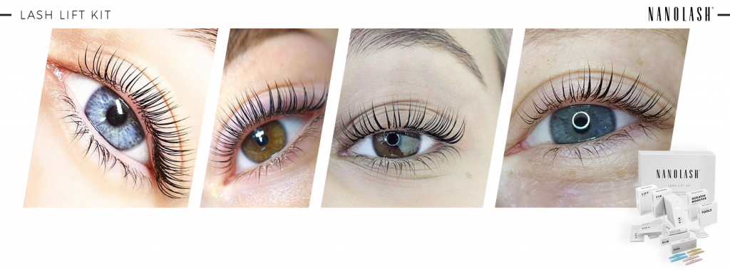 nanolash before and after lash lift