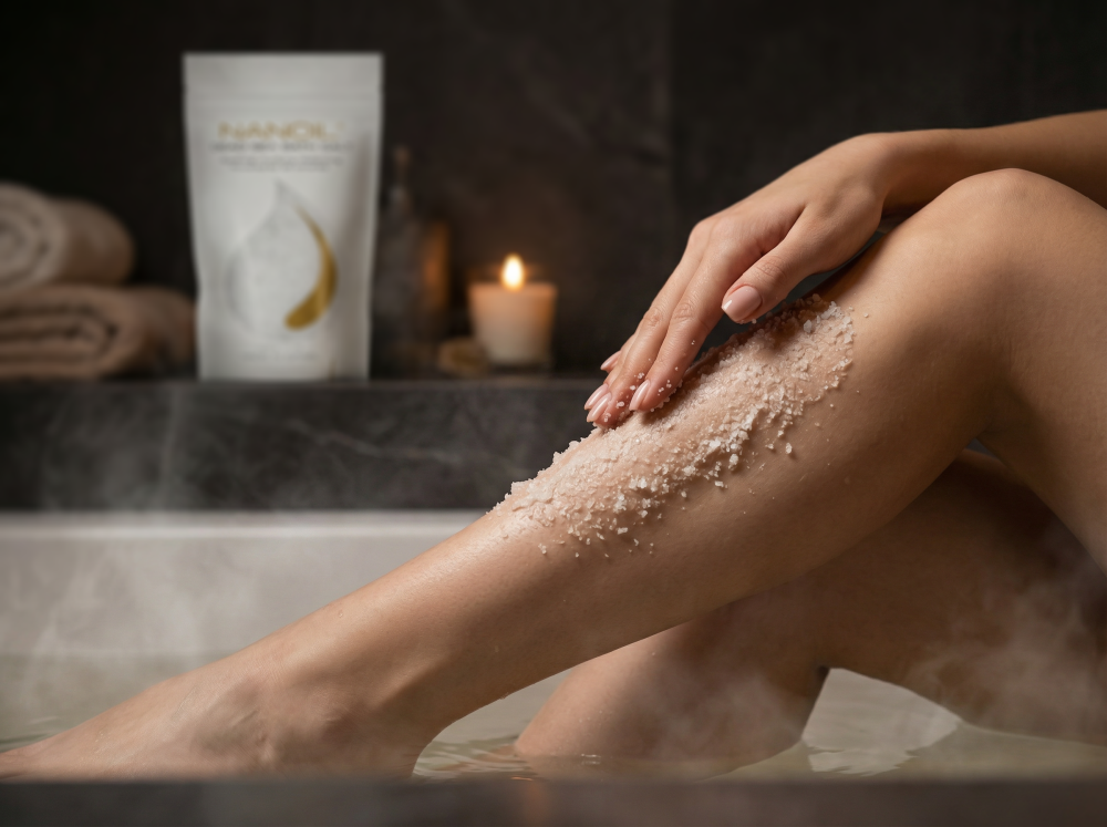 sea salt bath salts nanoil